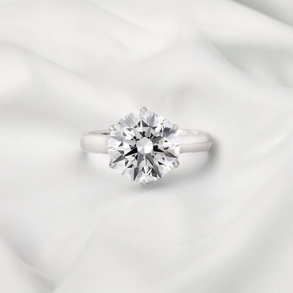 4 Carat Lab Grown Diamond Ring